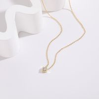 1 Piece Fashion Classic Style Commute Square Copper Plating Copper Zircon Necklace main image 6