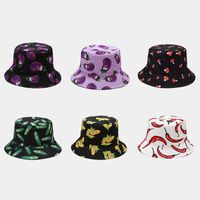 Women's Fashion Vegetable Printing Wide Eaves Bucket Hat main image 1