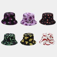 Women's Fashion Vegetable Printing Wide Eaves Bucket Hat main image 6