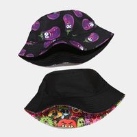 Sombrero De Cubo De Aleros Anchos Con Estampado De Verduras A La Moda Para Mujer main image 5