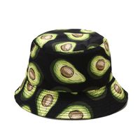 Unisex Mode Frucht Drucken Breite Traufen Bucket Hat main image 5