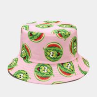 Unisex Fashion Fruit Printing Wide Eaves Bucket Hat sku image 9