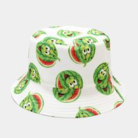 Unisex Fashion Fruit Printing Wide Eaves Bucket Hat sku image 8