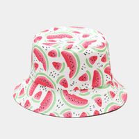 Unisex Fashion Fruit Printing Wide Eaves Bucket Hat sku image 10