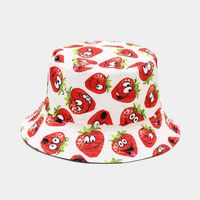 Unisex Fashion Fruit Printing Wide Eaves Bucket Hat sku image 15