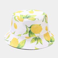 Unisex Fashion Fruit Printing Wide Eaves Bucket Hat sku image 32