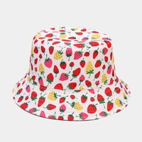Unisex Fashion Fruit Printing Wide Eaves Bucket Hat sku image 25