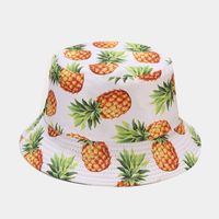 Unisex Fashion Fruit Printing Wide Eaves Bucket Hat sku image 19