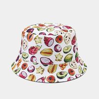 Unisex Fashion Fruit Printing Wide Eaves Bucket Hat sku image 38