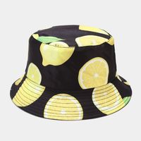 Unisex Fashion Fruit Printing Wide Eaves Bucket Hat sku image 30