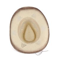 Women's Fashion Solid Color Chain Big Eaves Sun Hat Straw Hat main image 3