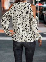 Women's Shirt Long Sleeve Blouses Fashion Color Block main image 3