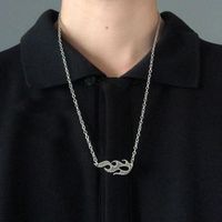 Mode Flamme Alliage Hommes Collier sku image 1