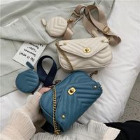 Women's Small Summer Pu Leather Vintage Style Square Bag main image 1