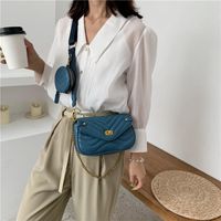 Women's Small Summer Pu Leather Vintage Style Square Bag sku image 7