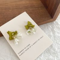 1 Paar Mode Bogenknoten Legierung Glas Perlen Überzug Frau Ohrclips Ohrringe sku image 4