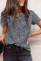 Women's T-shirt Short Sleeve T-shirts Printing Fashion Spot main image 2