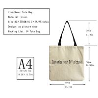 Women's Casual Letter Shopping Bags main image 4