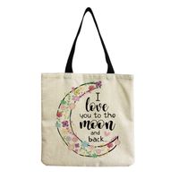 Women's Simple Style Letter Cotton And Linen Shopping Bags sku image 21
