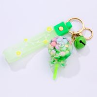 Cute Lollipop Flower Pvc Arylic Quicksand Bag Pendant Keychain sku image 3