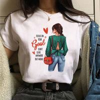 Women's T-shirt Short Sleeve T-shirts Printing Fashion Portrait main image 5
