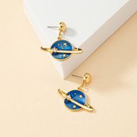 1 Pair Simple Style Geometric Plating Alloy Earrings sku image 1