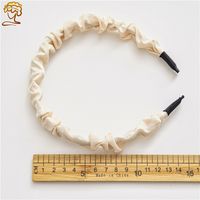 Fashion Ditsy Floral Bow Knot Cloth Printing Pleated Hair Clip Hair Band Hair Tie 1 Set main image 5