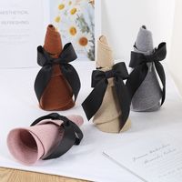 Women's Vacation Solid Color Bowknot Big Eaves Sun Hat main image 2