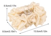 Simple Style Flower Cloth Hair Claws 1 Piece main image 2