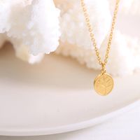 1 Pièce Mode Géométrique Acier Au Titane Pendentif main image 5