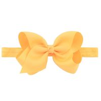 European And American Children's Handmade Solid Color Alice Flower Bow Baby Headband sku image 39
