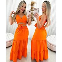 Women's Casual Solid Color Polyester Skirt Sets main image 5