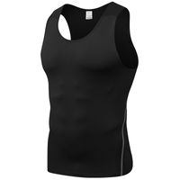 Sports Solid Color Polyester Round Neck Active Tops Racerback Tank Tops main image 4