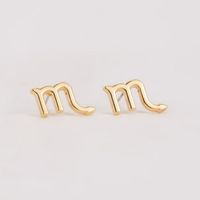 Wholesale Jewelry 1 Pair Fashion Constellation Alloy Ear Studs main image 5