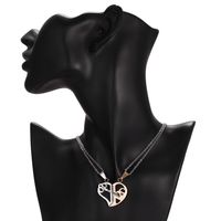 Rostfreier Stahl Mode Überzug Herzform Halskette Mit Anhänger main image 3