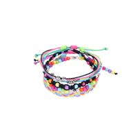 Bohemian Color Block Glass/colored Glaze Braid Unisex Bracelets main image 4