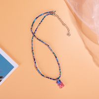 1 Piece Ethnic Style Bear Crystal Beaded Women's Necklace main image 6