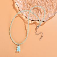 1 Piece Ethnic Style Bear Crystal Beaded Women's Necklace sku image 15