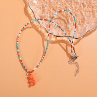 1 Piece Ethnic Style Bear Crystal Beaded Women's Necklace sku image 16