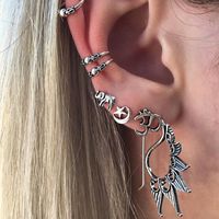 1 Set Fashion Geometric Copper Plating Artificial Pearls Turquoise Zircon Earrings sku image 9