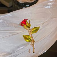 Moda Oval Flor Mariposa Cobre Embutido Diamantes De Imitación Perla Mujeres Broches sku image 27