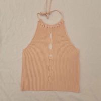 Women's Sweater Knitwear Tank Tops Backless Sexy Simple Style Solid Color sku image 4