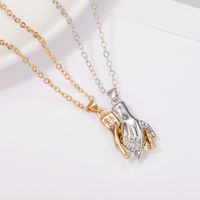 1 Piece Fashion Hand Alloy Plating Unisex Pendant Necklace main image 4