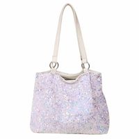 Women's Large Pu Leather Multicolor Elegant Square Zipper Shoulder Bag sku image 2