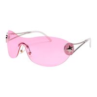 Y2k Pentagram Pc Special-shaped Mirror Frameless Women's Sunglasses main image 2