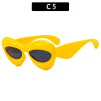 Exaggerated Fashion Ac Cat Eye Full Frame Women's Sunglasses sku image 5