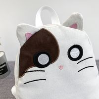Cute Cat Canvas Girl Backpack Student School Bag Backpack main image 4