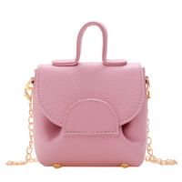 Women's Small All Seasons Pu Leather Solid Color Fashion Square Magnetic Buckle Handbag main image 2