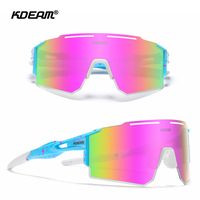 Casual Sports Color Block Tac Square Patchwork Full Frame Sports Sunglasses main image 5