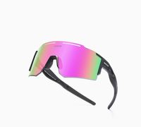 Sports Color Block Tac Special-shaped Mirror Frameless Sports Sunglasses main image 5